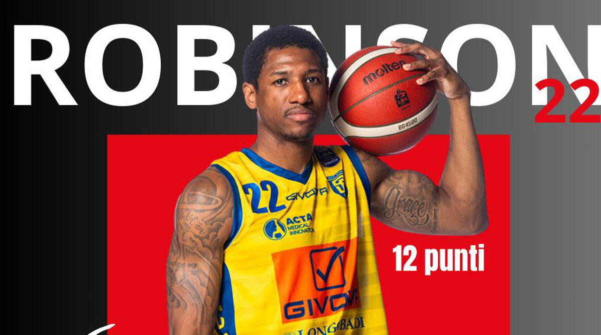 Rinascita Basket Rimini, un colpo da serie A: arriva Gerald Robinson - Gerald Robinson
