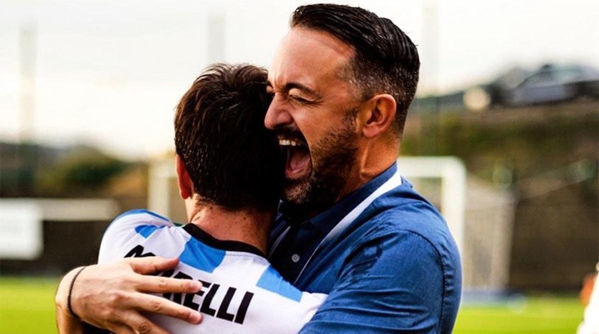 San Marino, colpo di scena: ds Bollini si dimette - Gianluca Bollini esulta