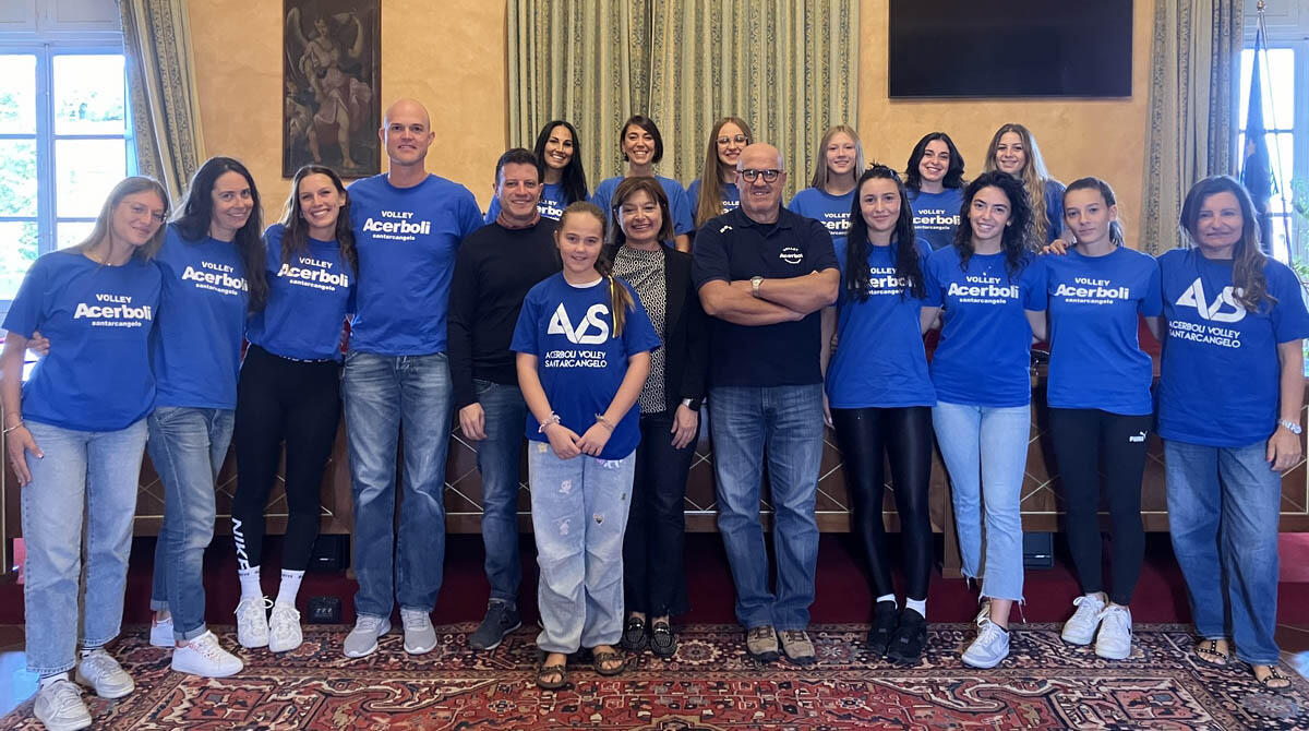 Giovani sportivi vincenti accolti dal sindaco di Santarcangelo - 