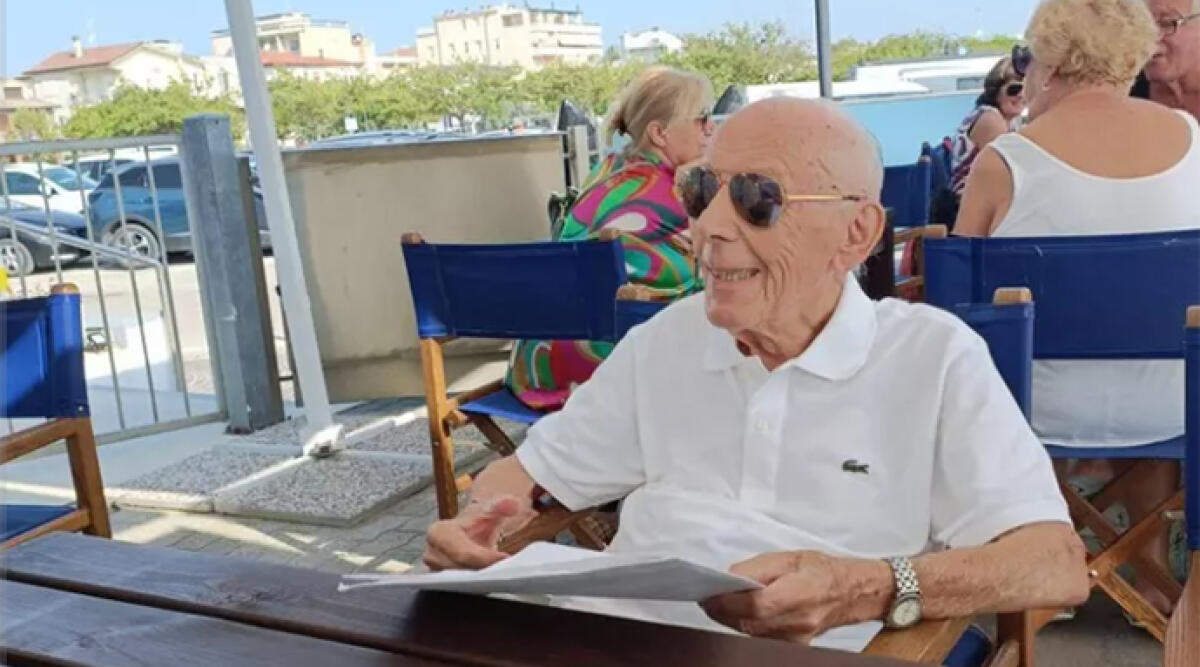 Luciano, 100 anni e ancora al volante: rinnovata la patente fino al 2026 - Luciano Gulmini