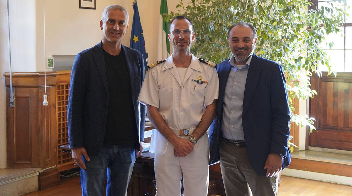 Nuovo comandante Capitaneria di porto ricevuto dal sindaco di Rimini - 
