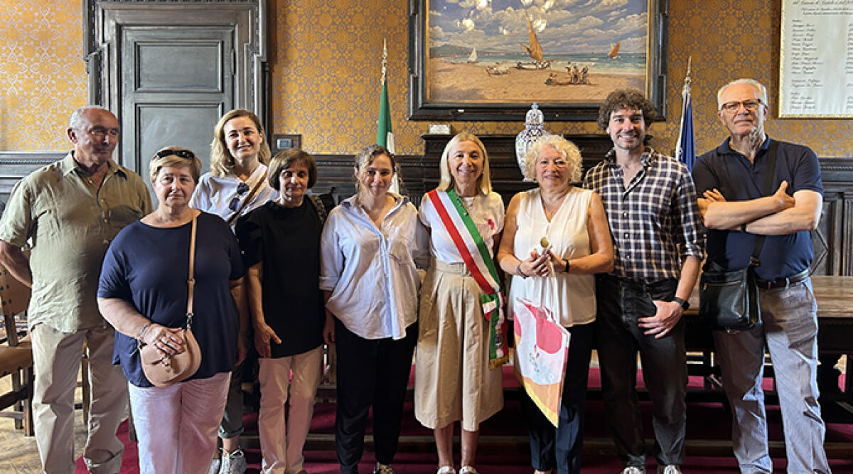 La storia di Maurizia, che da 71 anni trascorre le sue estati a Cattolica - Cerimonia in sala Giunta a Palazzo Mancini