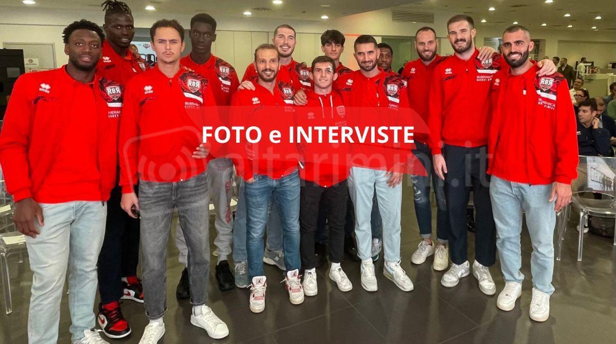 Basket A2, si alzano i veli su RivieraBanca: presentati roster, nuova divisa e staff - La squadra al completo
