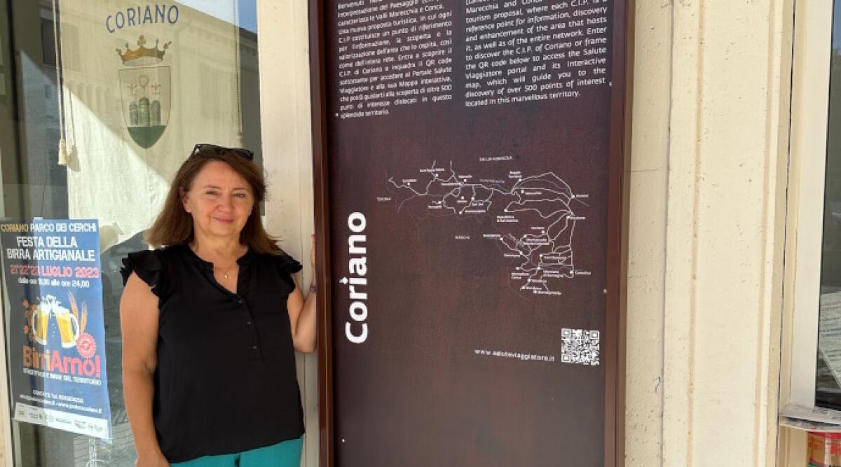 Coriano, l’ Ufficio di accoglienza turistica è entrato nella rete dei Centri di interpretazione del paesaggio - L'assessora Turismo e Promozione del territorio Anna Pazzaglia