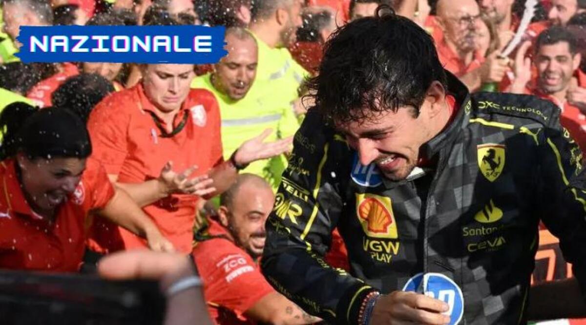 Charles Leclerc trionfa a Monza: festa rossa per la Ferrari - Foto Ansa