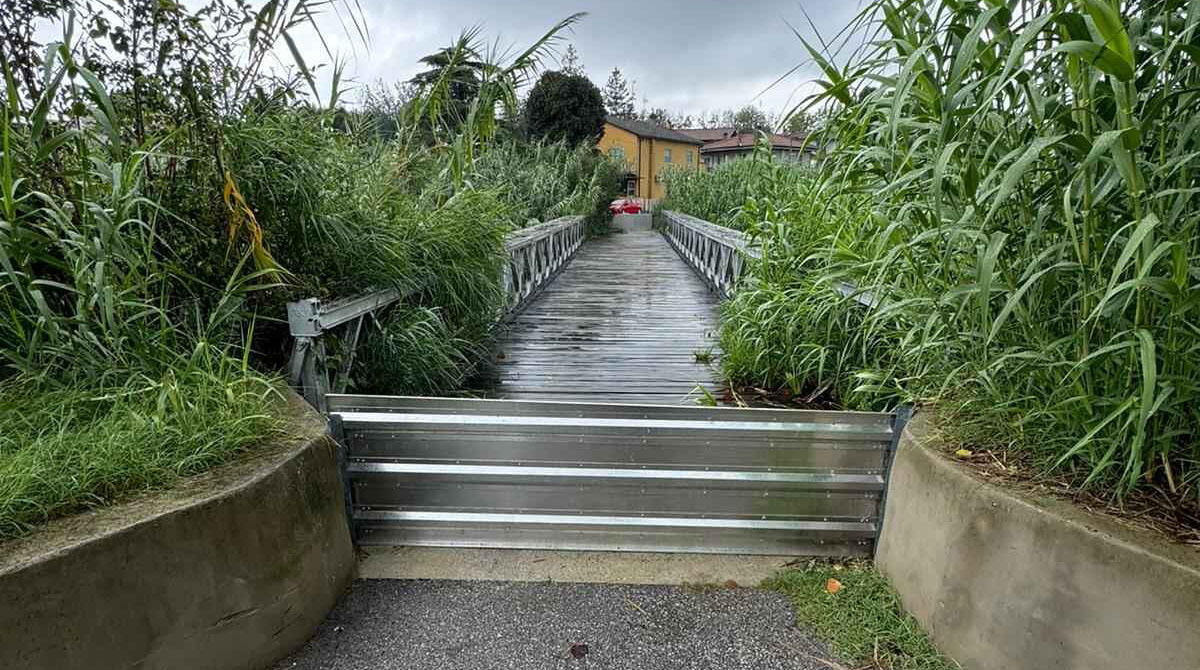 San Vito, il ponte Bailey sarà innalzato: struttura adeguata ai nuovi argini del fiume Uso - 