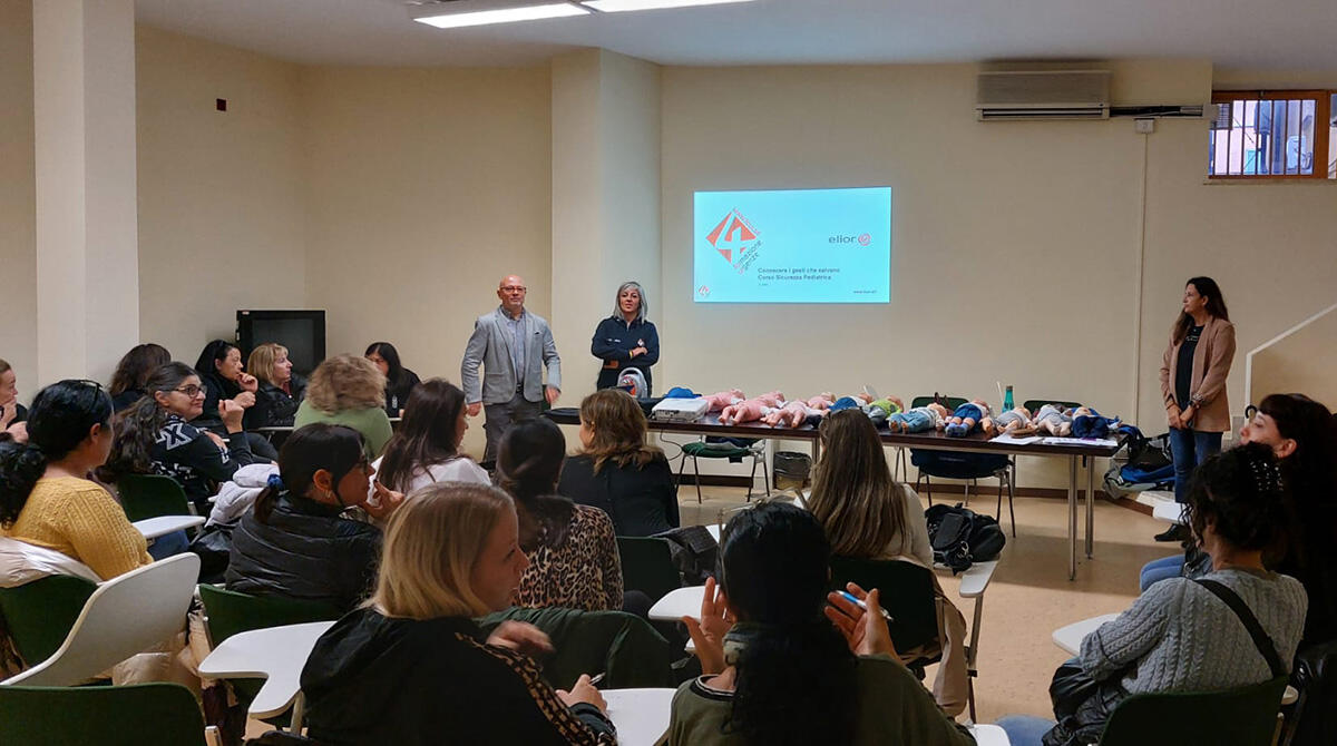 Corso gratuito di sicurezza pediatrica: Elior e Rimini per la prevenzione degli incidenti infantili - Corso Elior