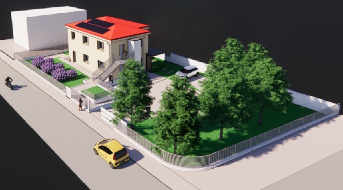 Riccione, c'è l'ok: vecchio stabile di viale Arona diventerà residenza per persone disabili - Rendering dello stabile in viale Arona