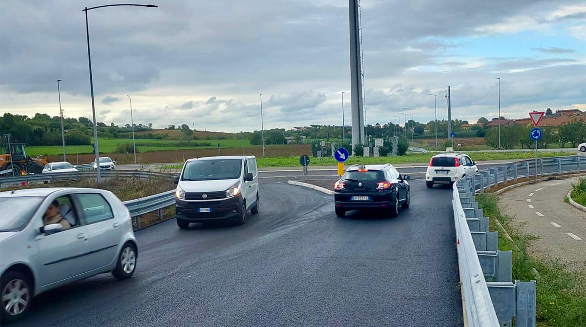 Misano, completata la rotatoria di Via Grotta -