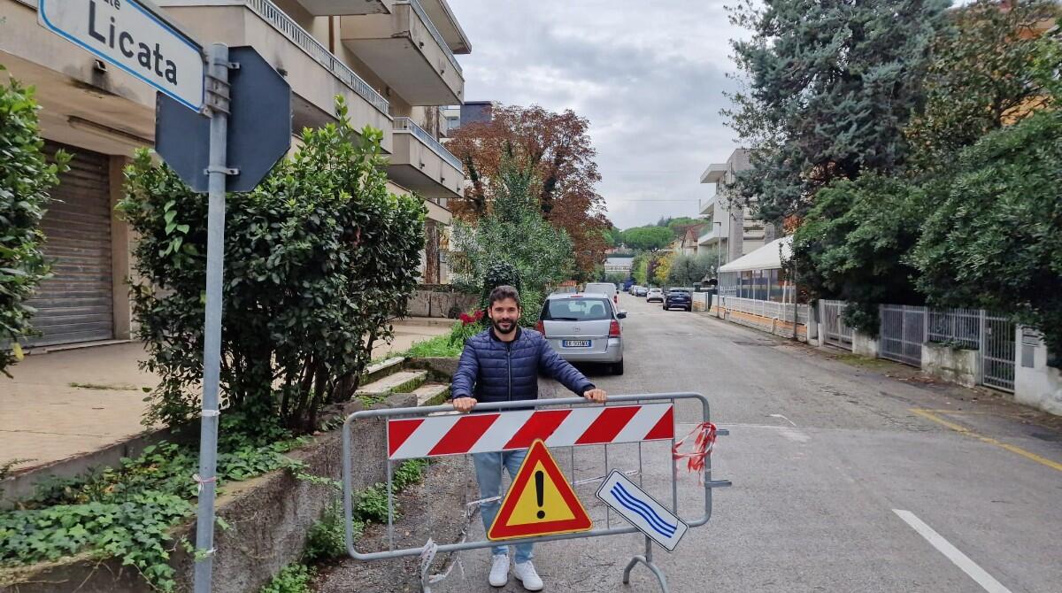 Riccione, viale Licata: al via i lavori per il rinnovo della rete idrica - Simone Imola, lavori viale Licata