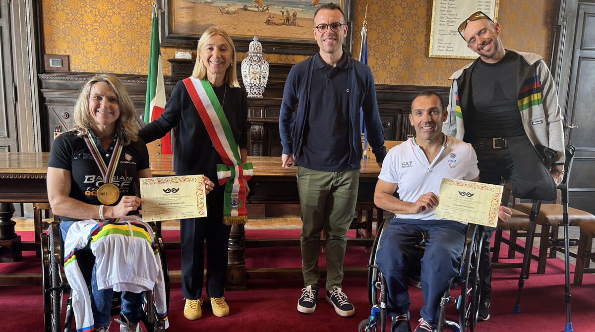 I campioni olimpici ricevuti in Comune a Cattolica -