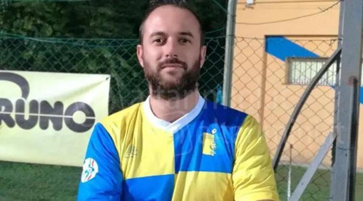 Francesco Baldinini, l'uomo dei record: ha segnato in tutte le categorie, dalla D alla Terza - Francesco Baldinini con la maglia del Novafeltria