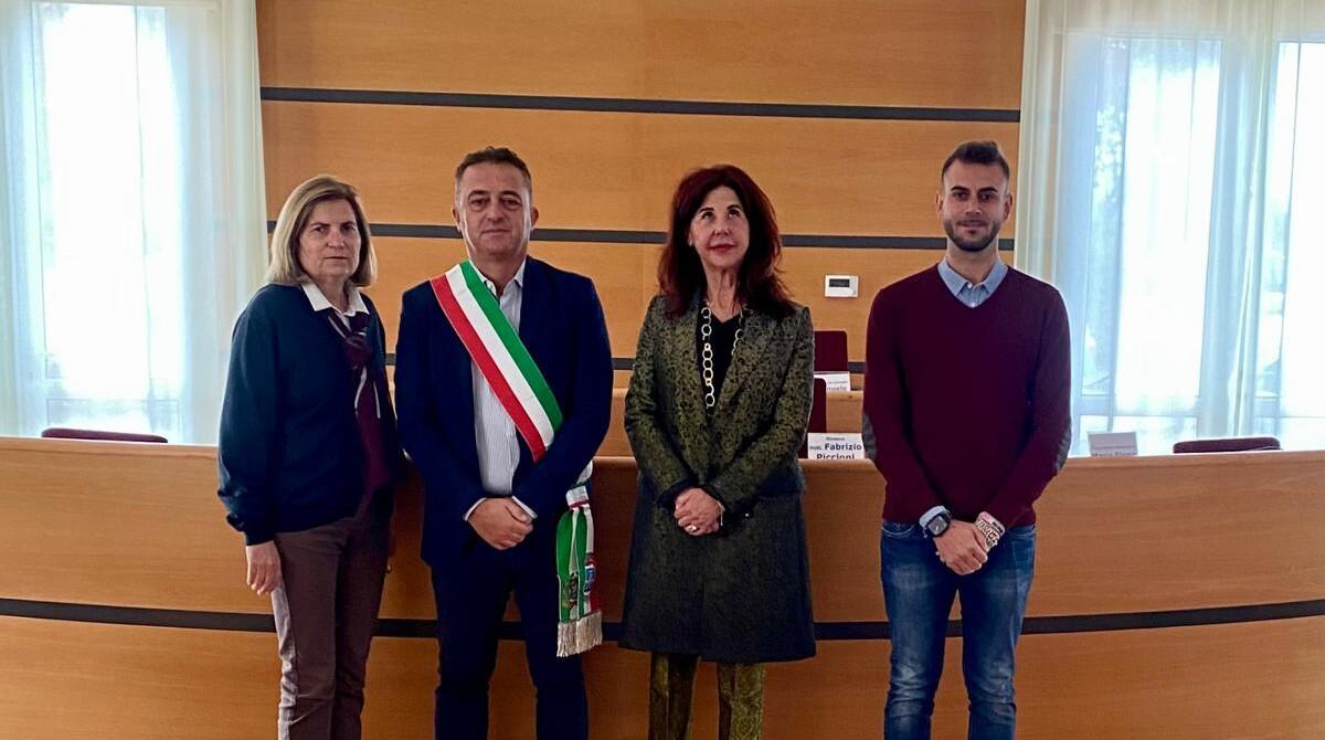Il prefetto di Rimini in visita a Misano Adriatico - Il prefetto a Misano