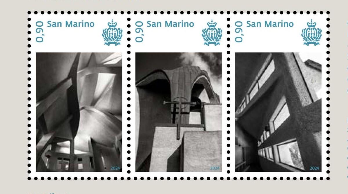 San Marino annuncia l'emissione dei francobolli dedicati all'architettura sammarinese - Francobolli architettura sammarinese