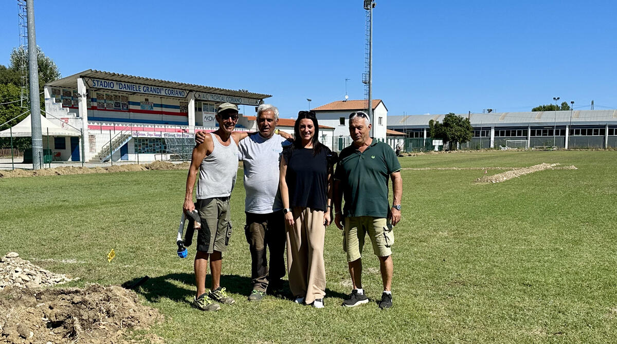 100.000 euro per rimettere a nuovo lo stadio Daniele Grandi, lavori quasi conclusi -