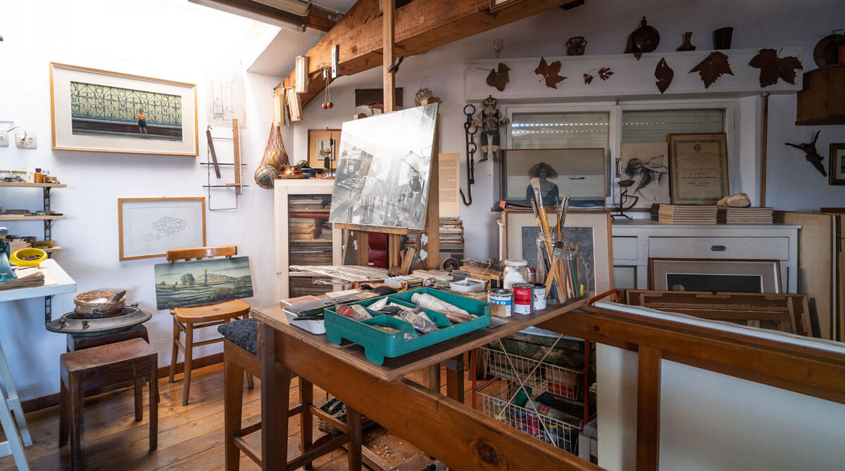 Porte aperte all'abitazione dell'artista Giulio Turci, un piccolo gioiello nel borgo -
