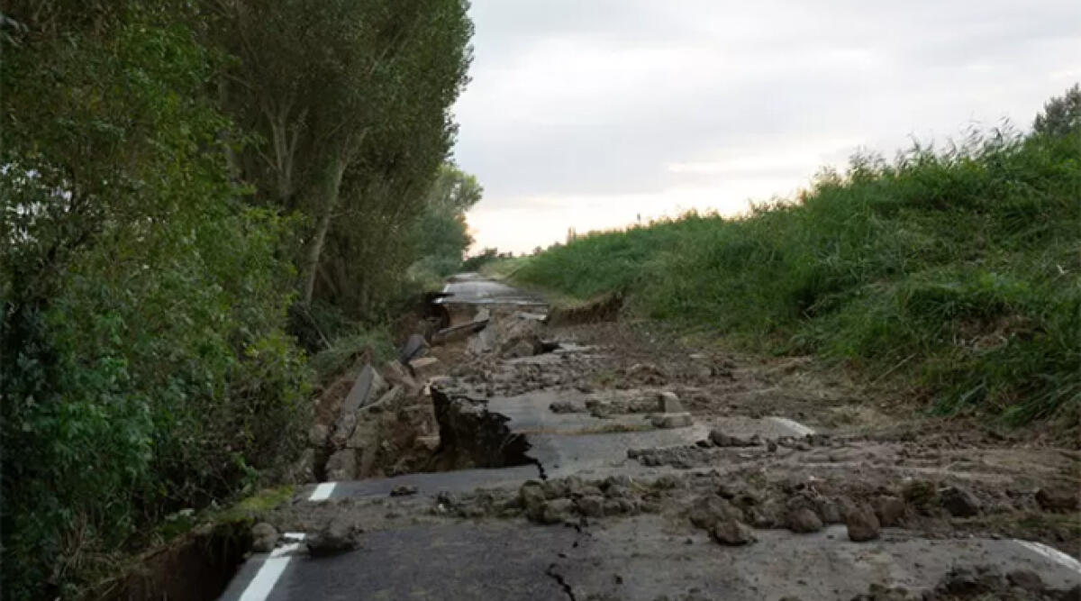 Allerta arancione in Emilia Romagna, permane per il transito della piena del Po - Foto Ansa