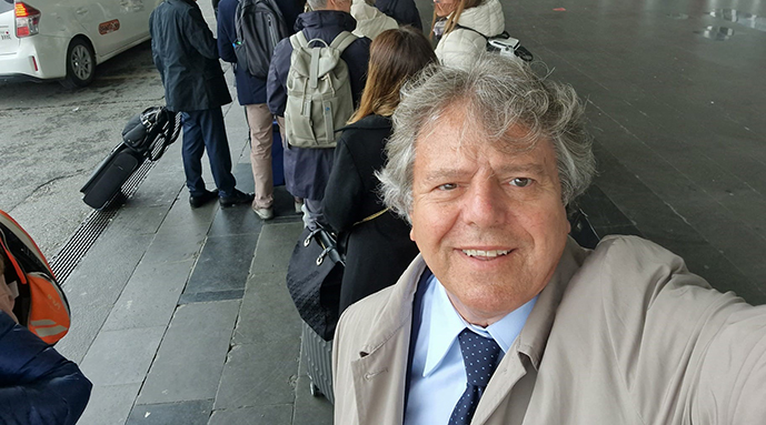 Il presidente di Confcommercio della provincia di Rimini Gianni Indino