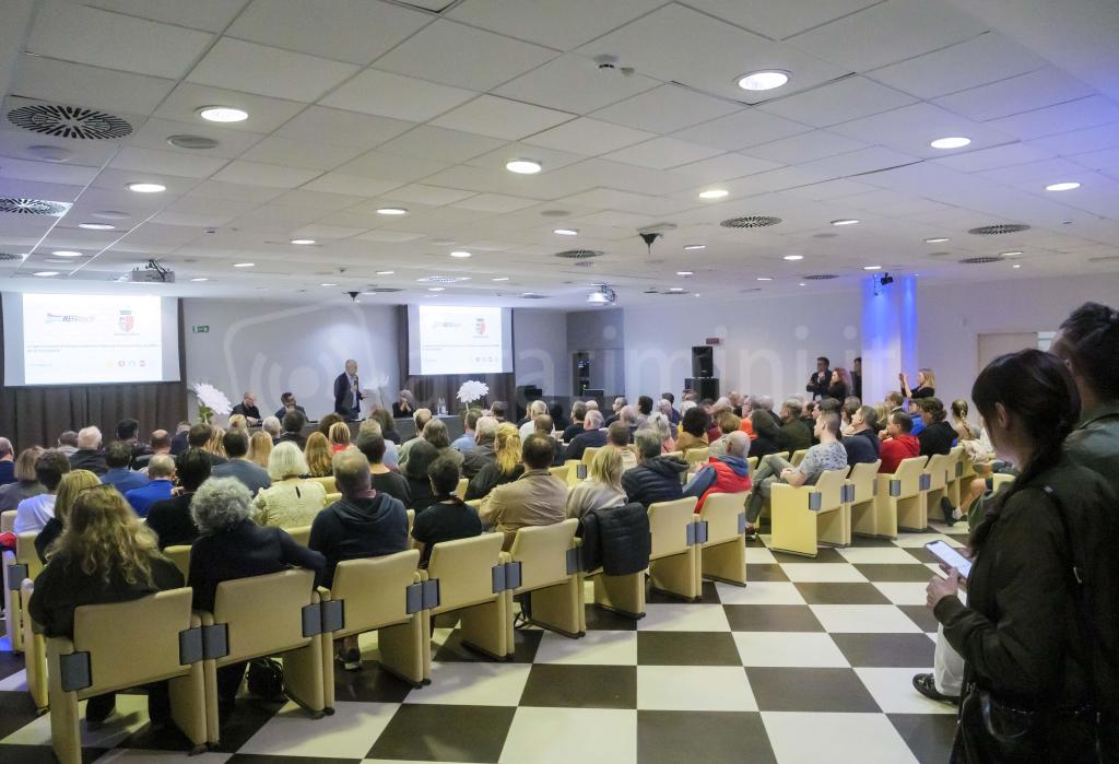 Rimini; 17/10/2024: Comune RN, Ufficio Stampa, PSBO Miramare, assemblea pubblica hotel Touring©Riccardo Gallini /GRPhoto