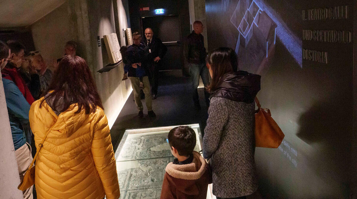 Weekend di occasioni per scoprire una Rimini insolita, anche il lato gotico - Rimini; 10/04/2023: Comune RN, Ufficio Stampa, area archeologica Teatro Galli, Discover Rimini ©Riccardo Gallini /GRPhoto