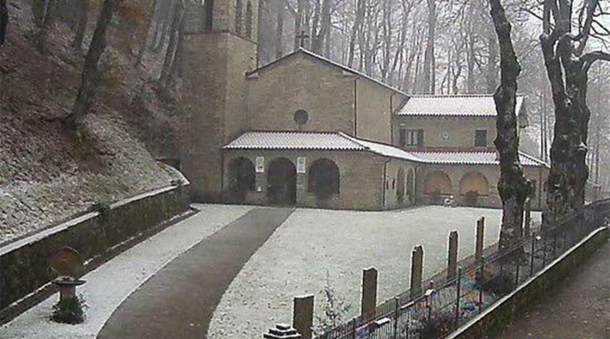 Prima neve sul Carpegna, assaggio di inverno in Alta Valmarecchia - Prima neve sul Carpegna