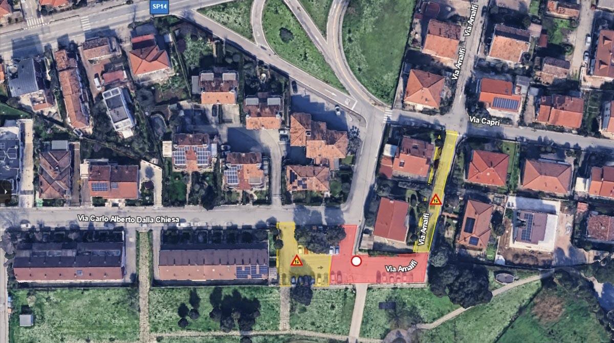 Santarcangelo, lavori alle fogne: cambia la viabilità nelle vie Amalfi e Dalla Chiesa -