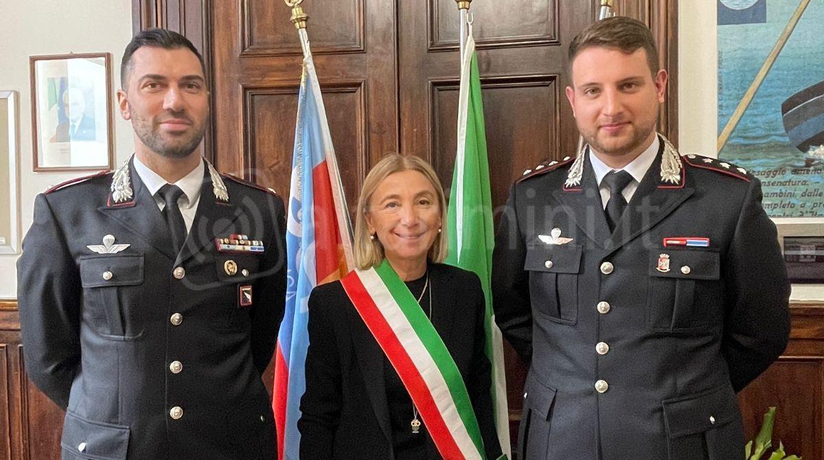 Cattolica: la Sindaca Foronchi Incontra il nuovo Capitano dei Carabinieri Valerio Monte -