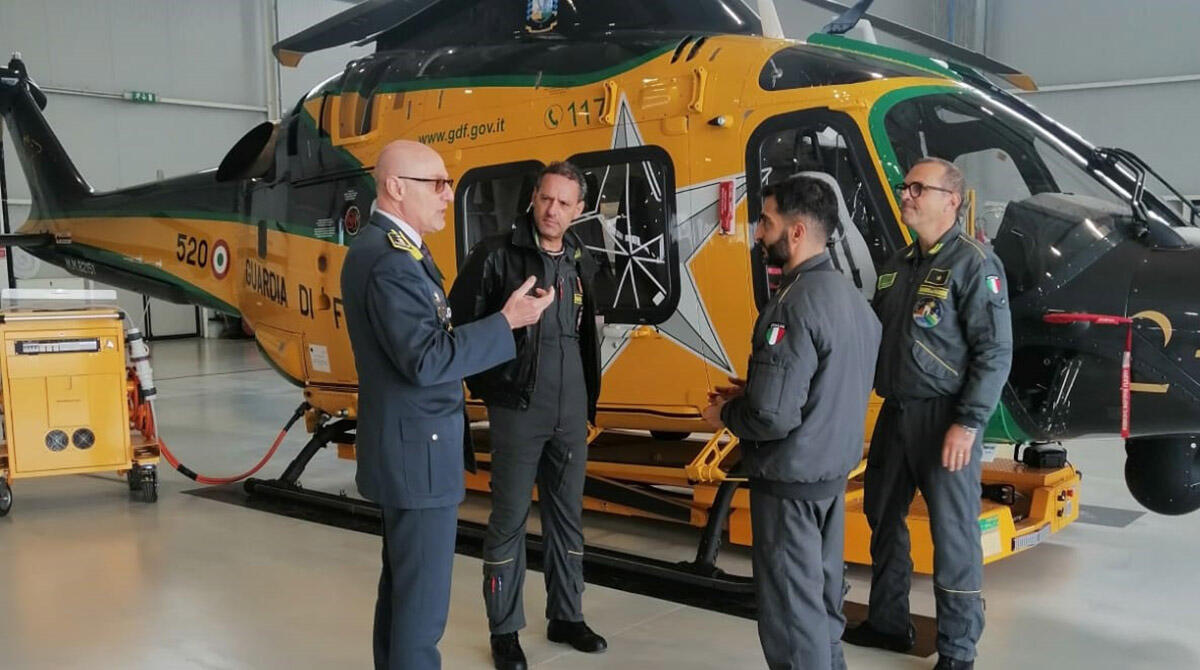 Il Generale Paolo Kalenda in visita ai reparti della Guardia di Finanza di Rimini - Visita Comandante Regionale Paolo Kalenda
