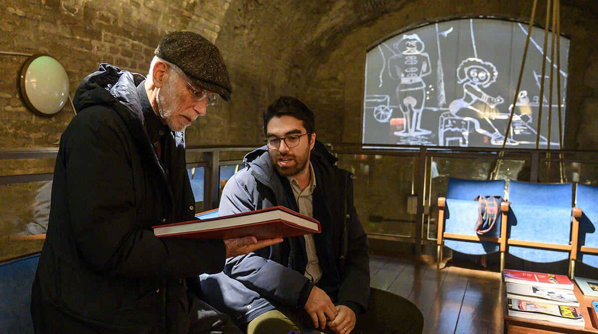 Dentro la mente di Fellini: dopo Napoli - New York Salvatores in visita al museo riminese - Gabriele Salvatore e ass. Michele Lari in visita al Fellini Museum (foto di R. Gallini)