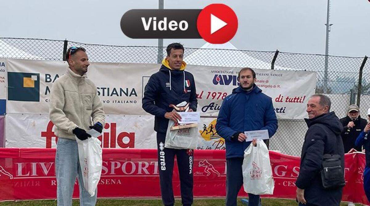 50ª Cheursa di Bech: un trionfo di sport a Santarcangelo di Romagna - Il podio maschile