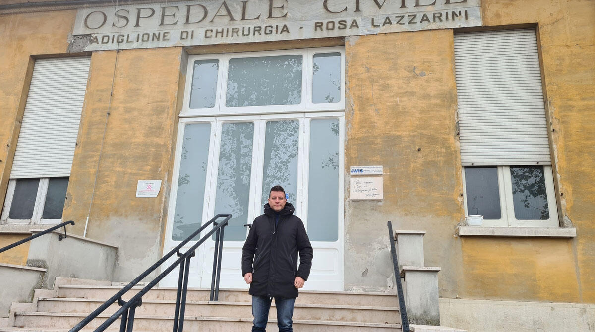 Al via i lavori al padiglione storico "Rosa Lazzarini" dell’ospedale Franchini - Sindaco Sacchetti al padiglione Lazzarini