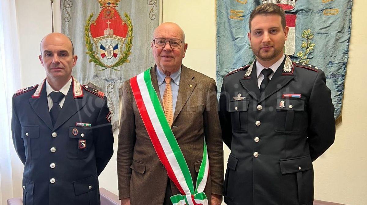Montescudo - Montecolombo: il Sindaco incontra il nuovo Comandante dei Carabinieri di Riccione -