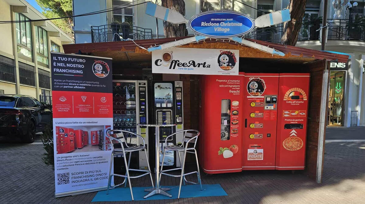 Anche Confartigianato critica il "robot pizza" a Riccione - La casetta con Dino's pizza