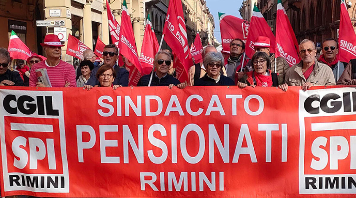 Pensioni al minimo: il grido di protesta degli anziani a Rimini contro il governo - Sindacato Pensionati Rimini