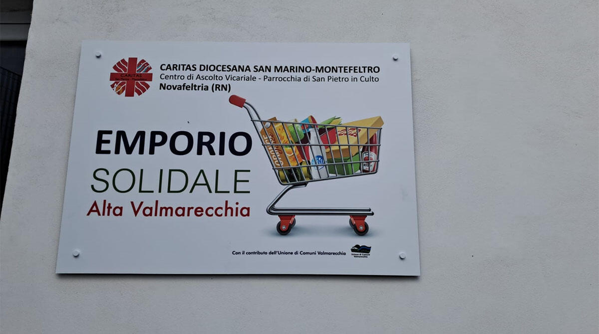 Anche a Novafeltria l'emporio per la spesa gratis per i più bisognosi -