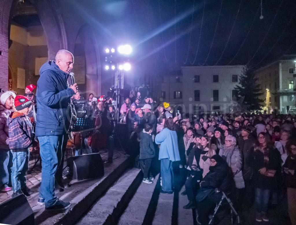 Rimini; 23/11/2024: Comune RN Uff Stampa, accensione Luci di Natale©Riccardo Gallini /GRPhoto