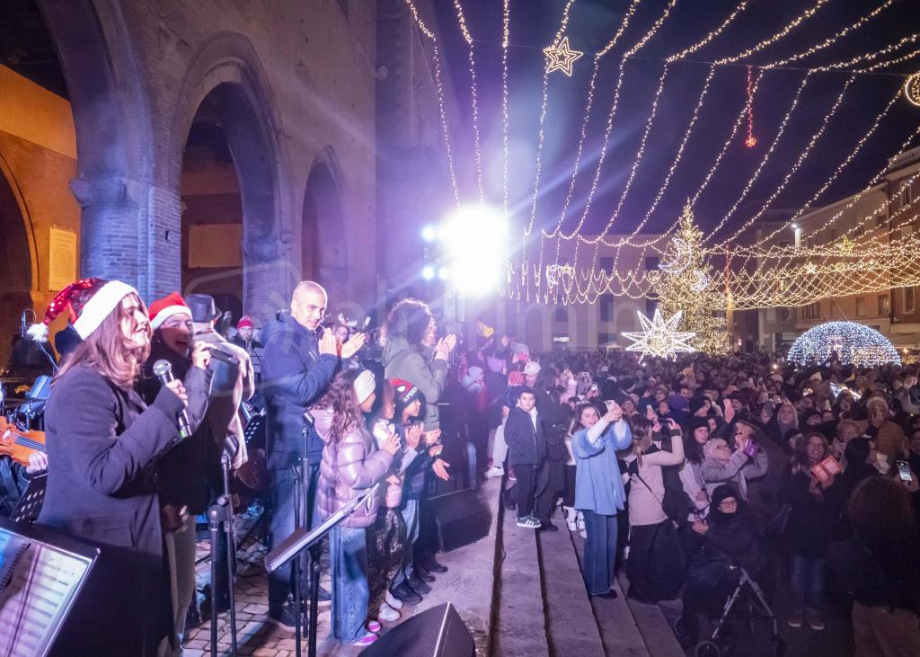 Rimini; 23/11/2024: Comune RN Uff Stampa, accensione Luci di Natale©Riccardo Gallini /GRPhoto