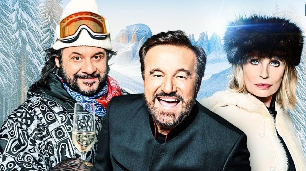 Alle Befane arrivano Christian De Sica e Lillo per la presentazione del nuovo cinepanettone "Cortina Express" - Cortina Express