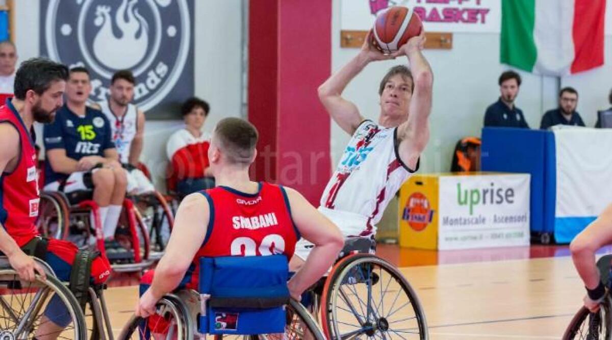 Basket B in carrozzina, NTS Informatica sfida Icaro Brescia - 