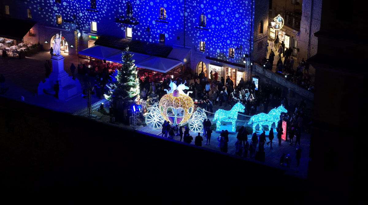 Le telecamere di Sky a San Marino per raccontare il Natale delle Meraviglie -