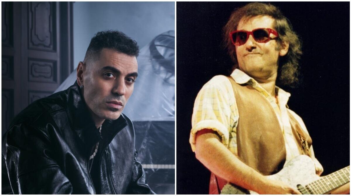Il duetto che non ti aspetti: Marracash canta con Ivan Graziani nel suo ultimo album - Marracash e Ivan Graziani (foto Ansa)