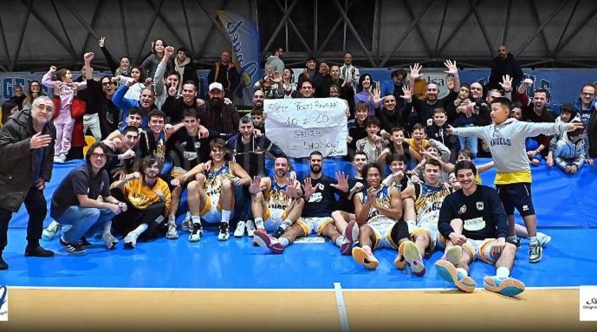 Basket C, Angels al decimo successo di fila: Fossombrone battuto (74-65) - 