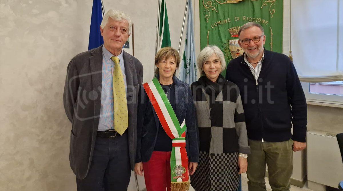 A Riccione il mare è protagonista: incontro in comune con il Club Nautico - Roberto Leardini, Daniela Angelini, Franca Mulazzani, Stefano Giuliodori