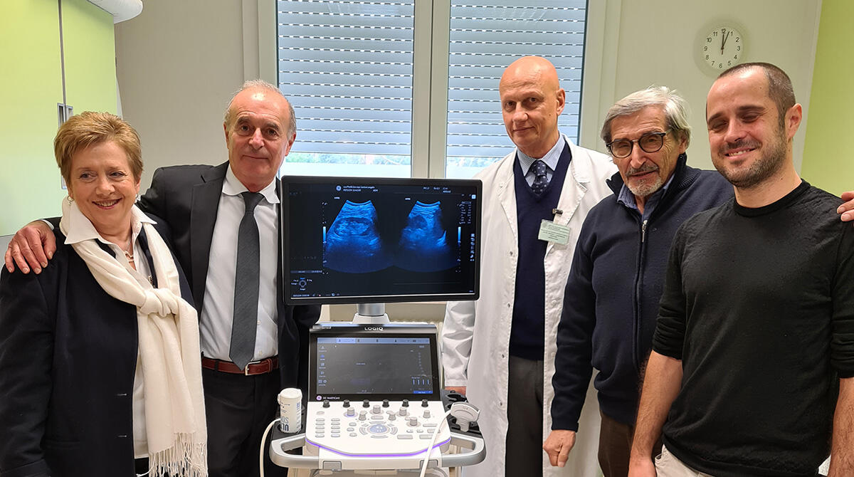 Per il bene di tutti: donato un ecografo avanzato all'ospedale Franchini di Santarcangelo - Il nuovo ecografo donato al Franchini di Santarcangelo di Romagna