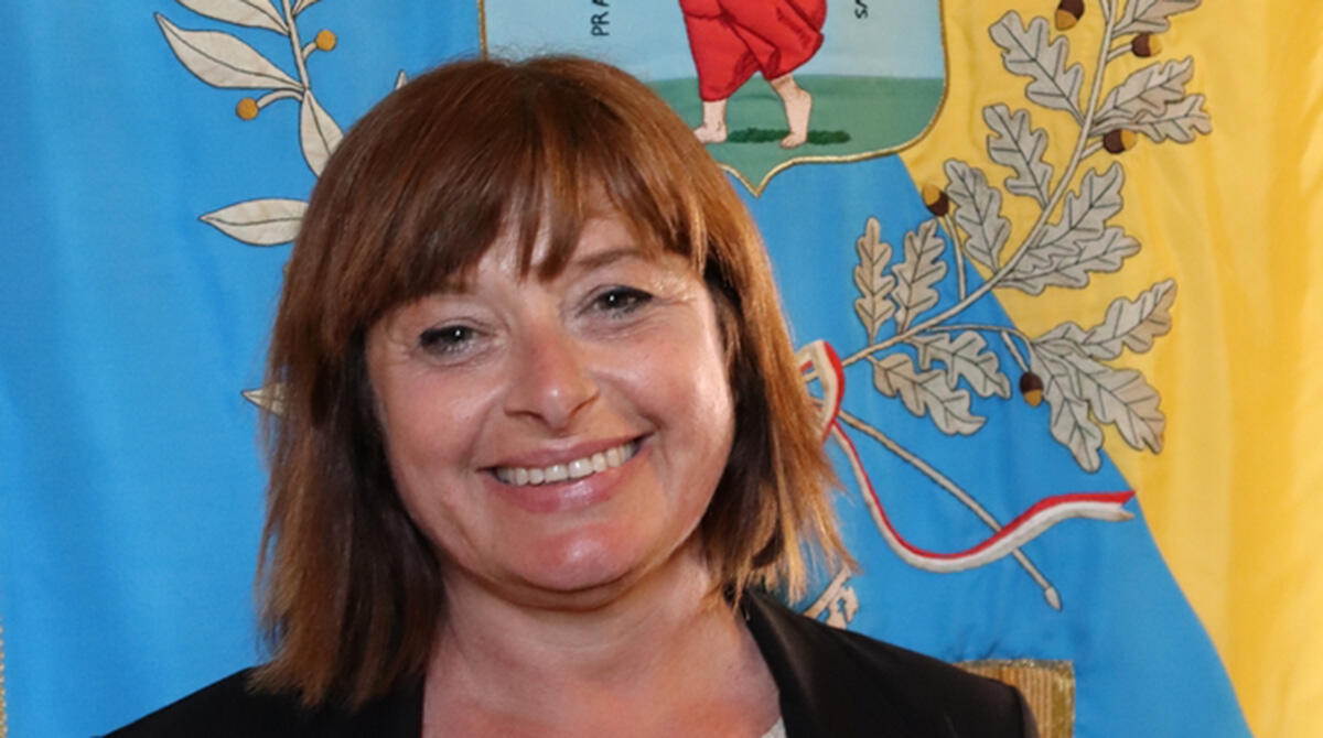 Nuova rotatoria a Santarcangelo: via alla rigenerazione di via Emilia Ovest - L'assessora Angela Garattoni