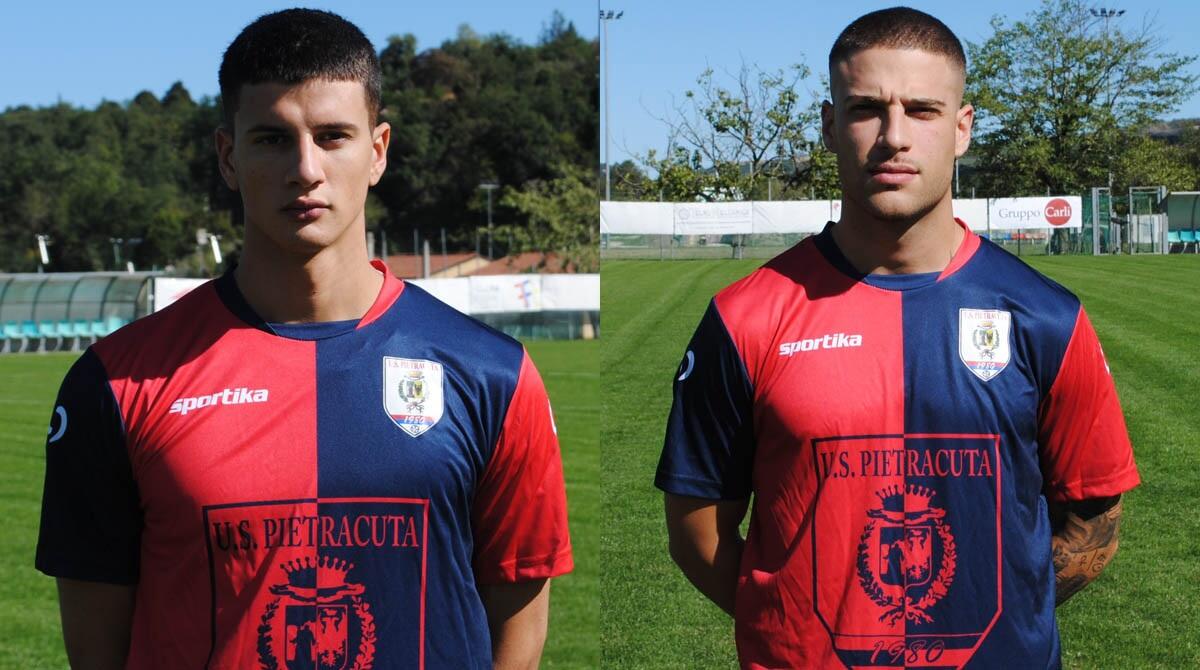 Pietracuta, che sinfonia: 3-0 sul campo del Sant'Agostino - Da sinistra Andrea Contadini e Samuele Zannoni