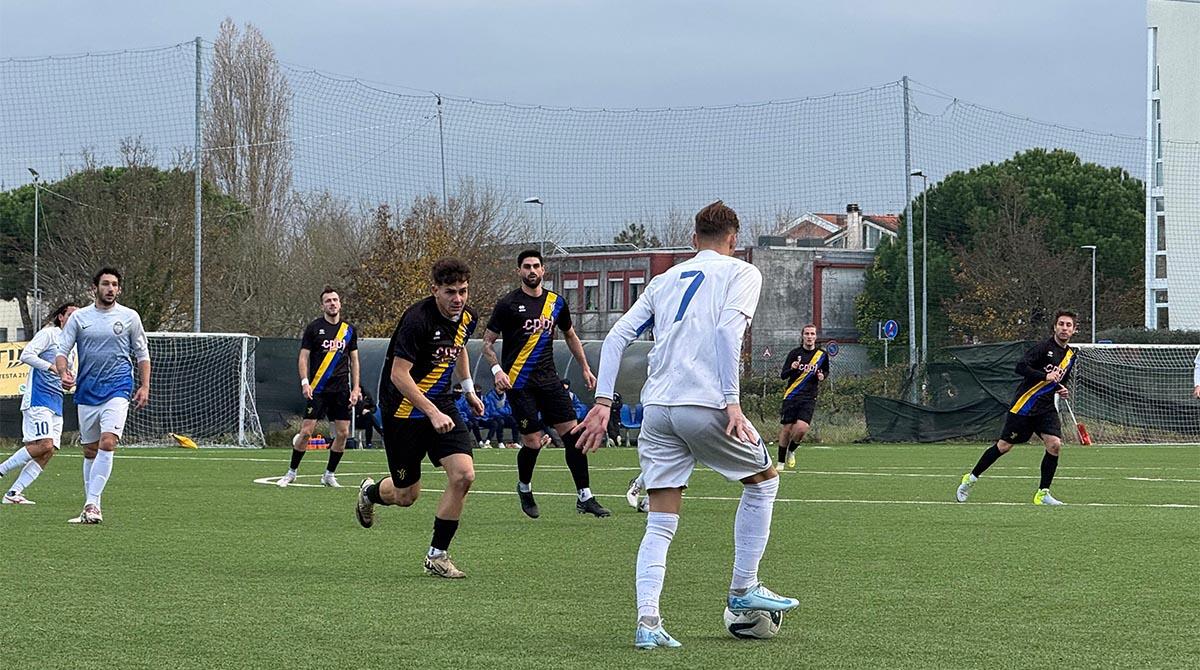 Young Santarcangelo capolista in solitaria: manita alla Stella (2-5), tripletta di Drudi -