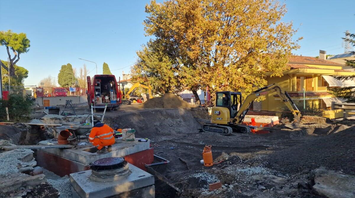 Riccione, lavori sull’attraversamento del rio Costa: posticipata la riapertura a giovedì 19 dicembre - Cantiere Statale 16