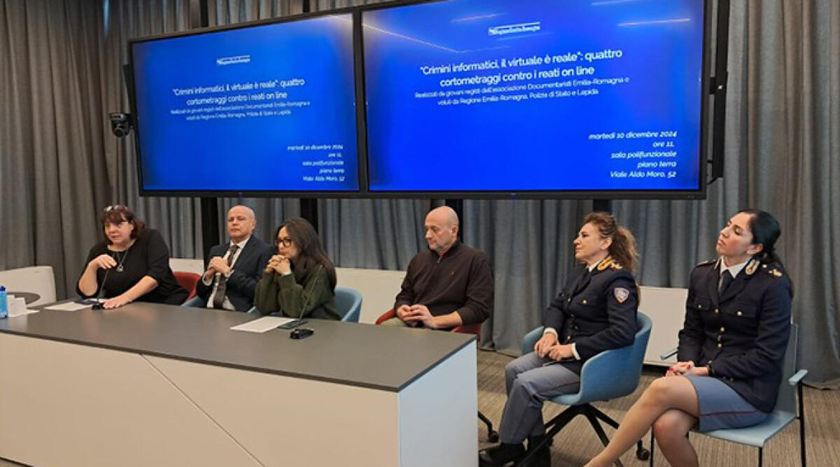 Crimini informatici: cortometraggi per la prevenzione - Crimini informatici, la conferenza stampa