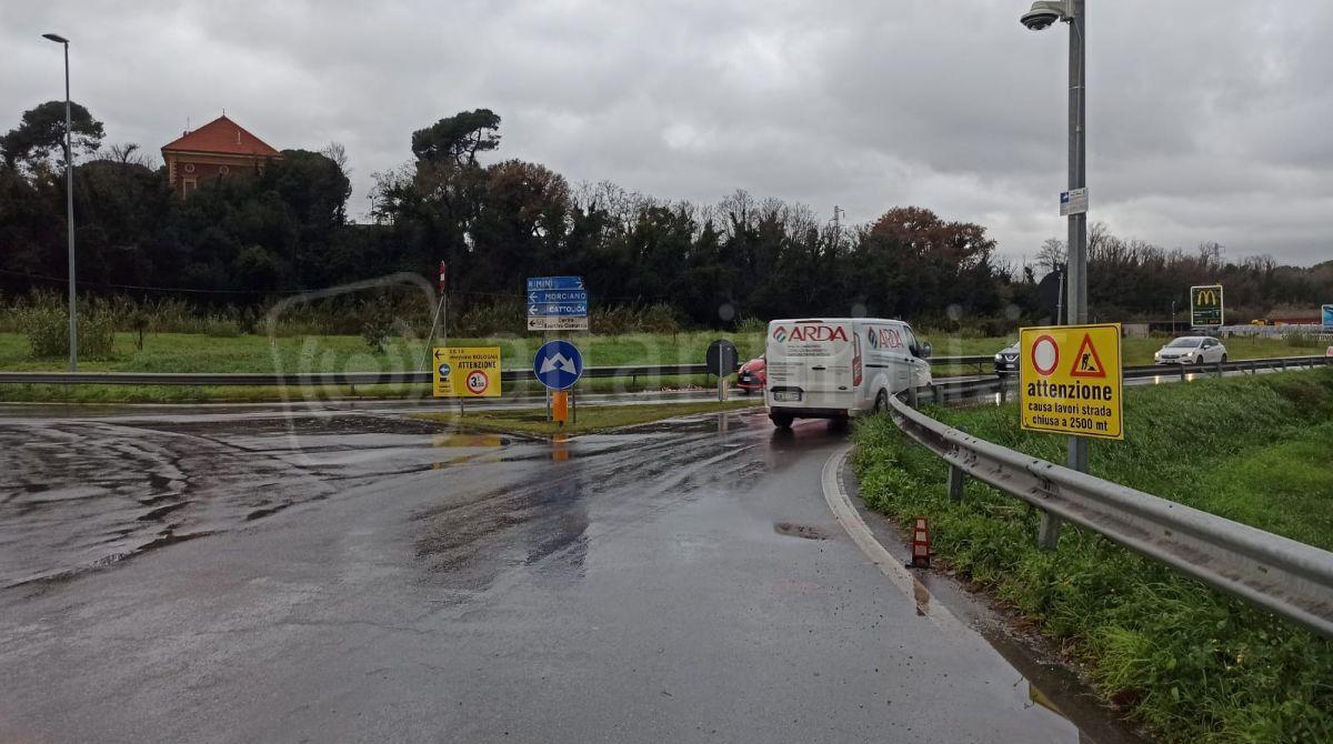 Riccione, chiusura Statale Adriatica per lavori: nessuna particolare criticità -